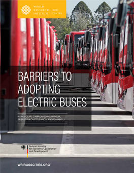 Barriers to Adopting Electric Buses