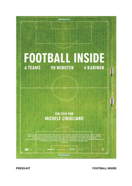 PRESS-KIT FOOTBALL INSIDE Kontakt