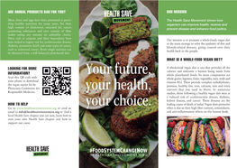 Your Future, Your Health, Your Choice