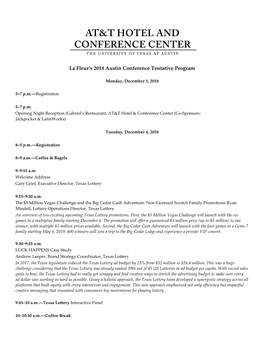 Template – Conference Agenda