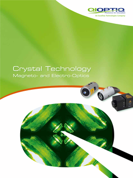 Crystal Technology Magneto- and Electro-Optics 02