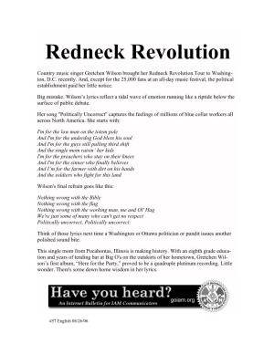 HYH Re Redneck Revolution.Pub