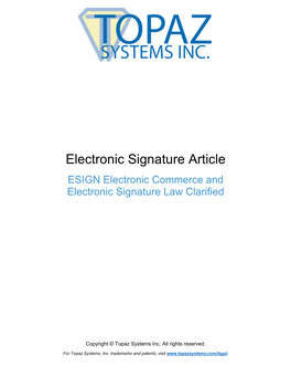 Esign Law Explained