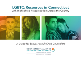 LGBTQ Resources in Connecticut with Highlighted Resources from Across the Country
