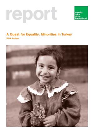 A Quest for Equality: Minorities in Turkey Dilek Kurban Kurdish Girl in Diyarbakır, Turkey