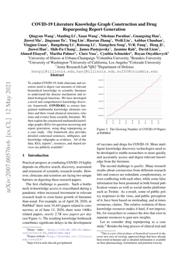 Arxiv:2007.00576V6 [Cs.CL] 12 May 2021 Pandemic When Increased Investment in Relevant Such As Twitter