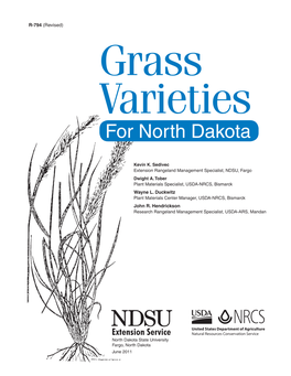 Grass Varieties for North Dakota