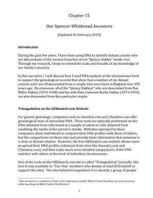 Our Spencer-Whitbread Ancestors