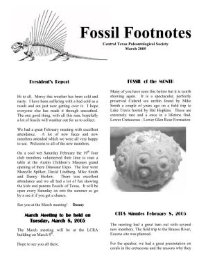 Fossil Footnotes