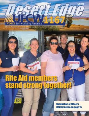 Rite Aid Members Stand Strong Together!