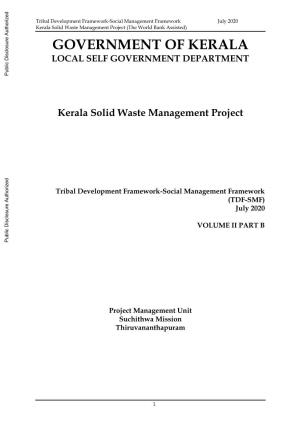 Government of Kerala Local Self Government Department