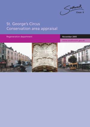 St. George's Circus Conservation Area Appraisal