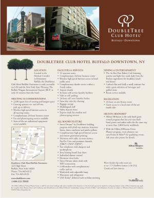 Doubletree Club Hotel Buffalo Downtown, Ny