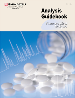 Analysis Guidebook Pharmaceuticalpharmaceutical Analysesanalyses Index