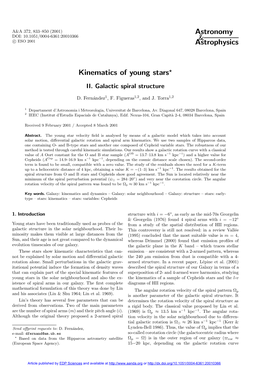 Kinematics of Young Stars?