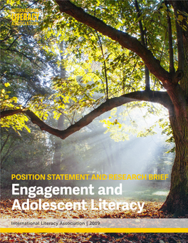 Engagement and Adolescent Literacy