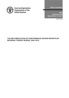 The Implementation of Performance Review Reports by Regional Fishery Bodies, 2004–2014