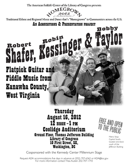 Flatpick Guitar and Fiddle Music from Kanawha County, West Virginia