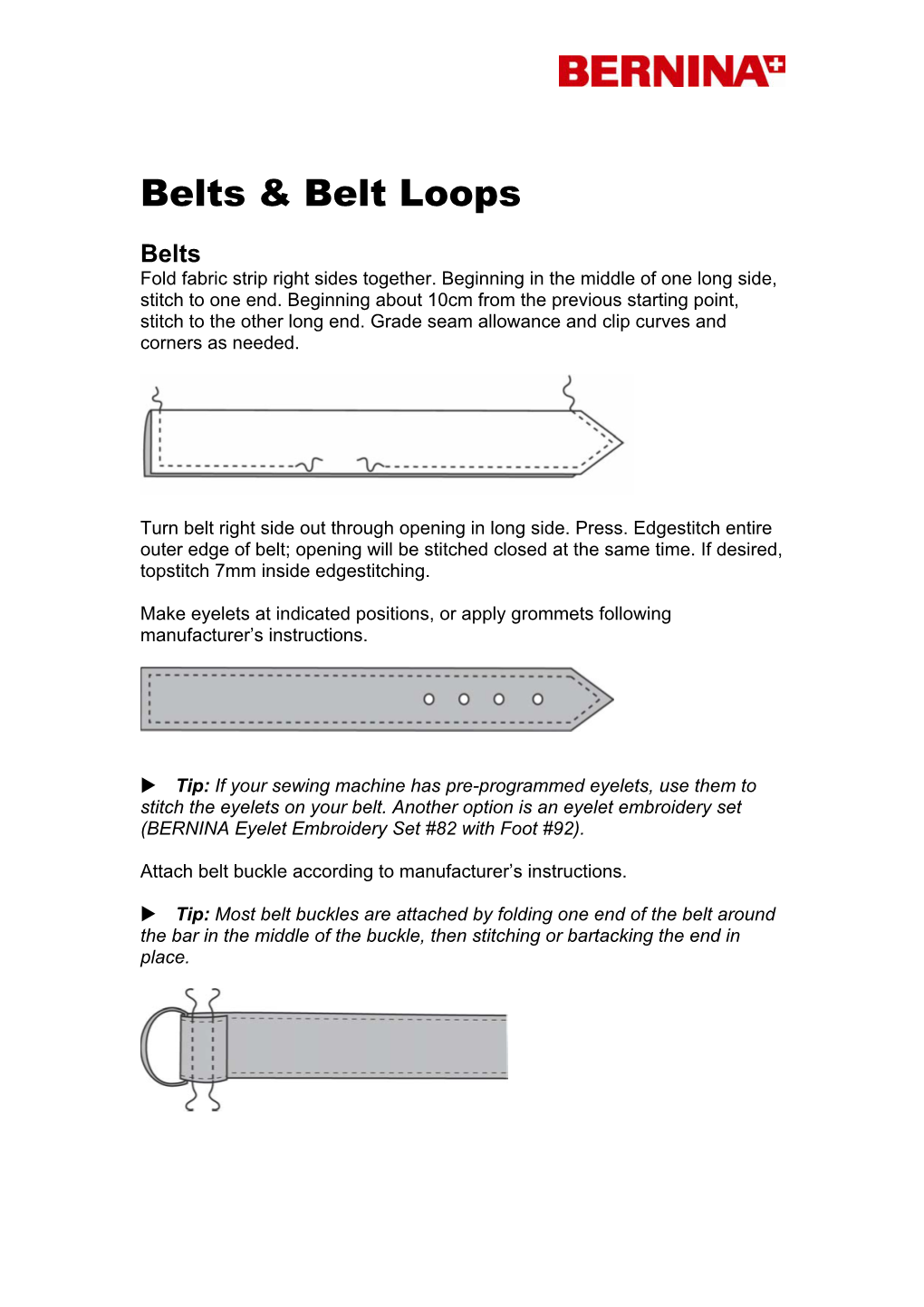 Belts & Belt Loops