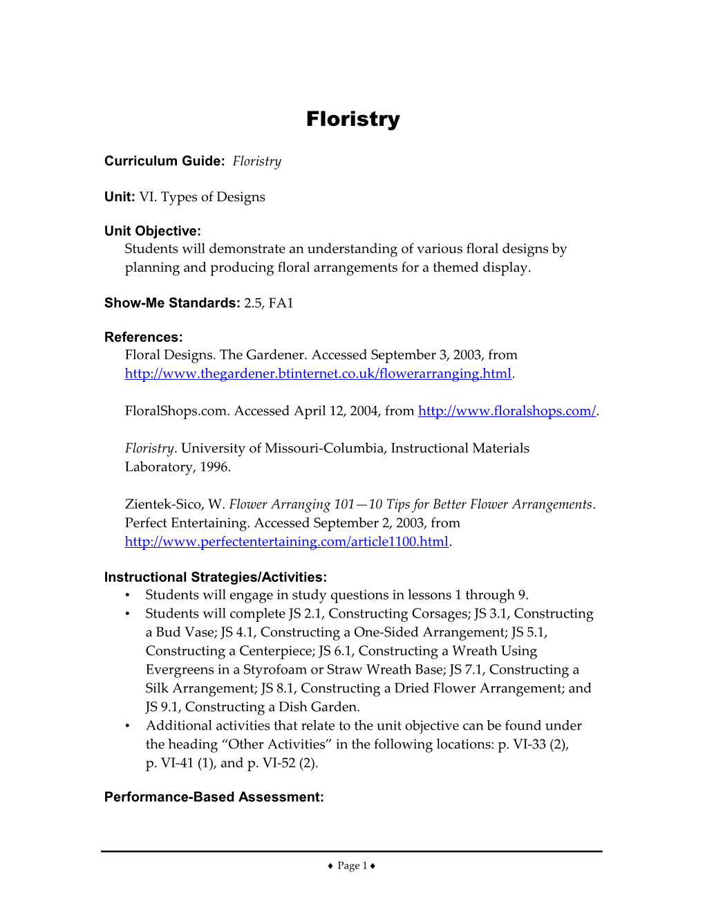 Course: Agricultural Science I s2