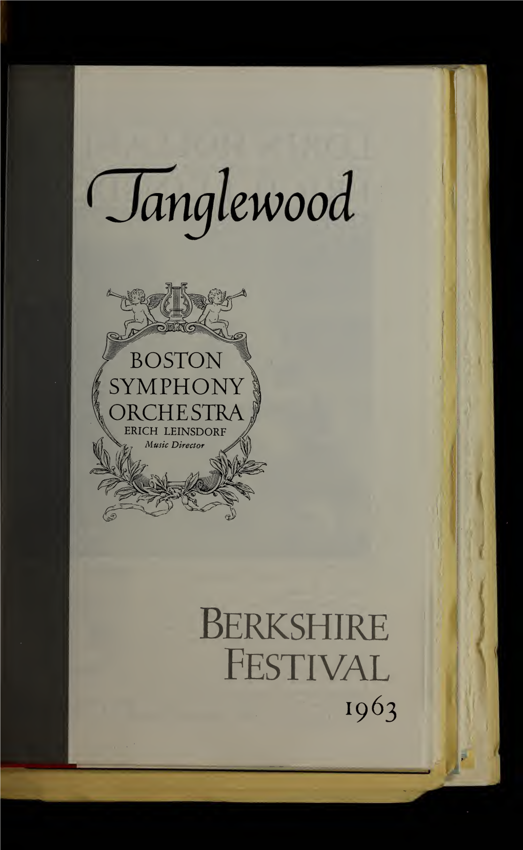 Boston Symphony Orchestra Concert Programs, Summer, 1963-1964