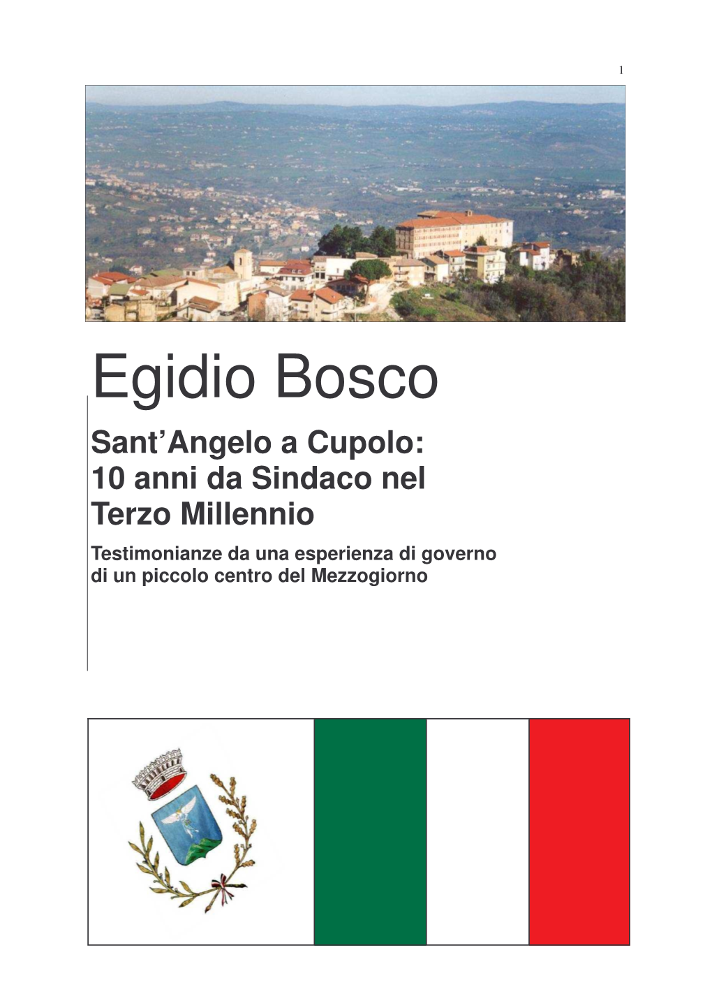 Pubblicazione Egidio Bosco Per