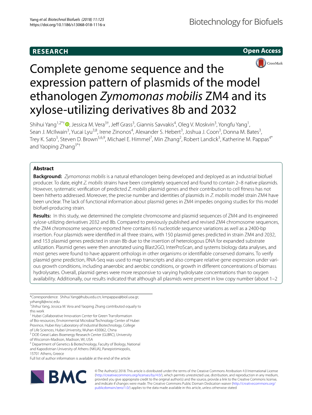 Complete Genome Sequence and the Expression Pattern of Plasmids Of