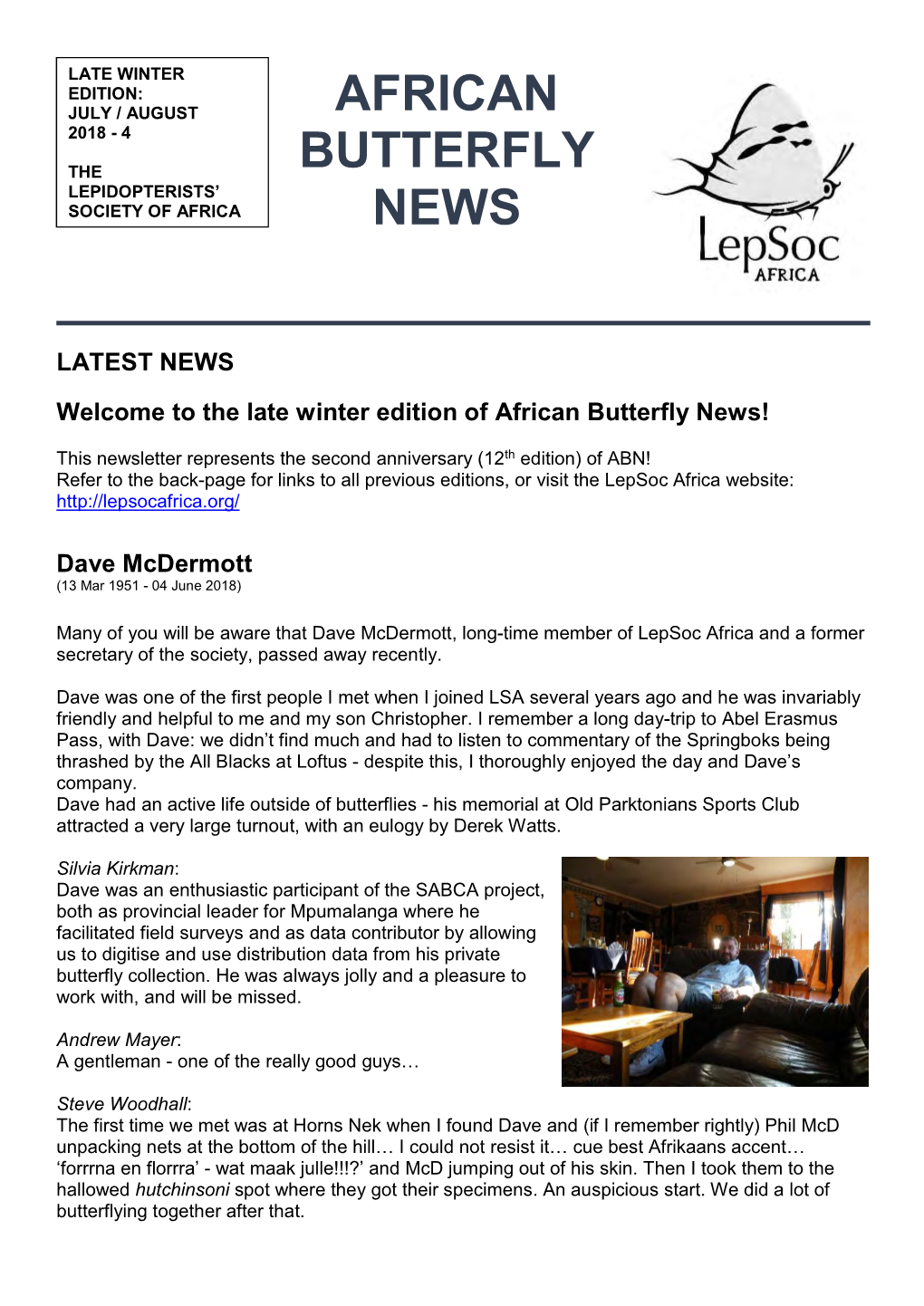 African Butterfly News!