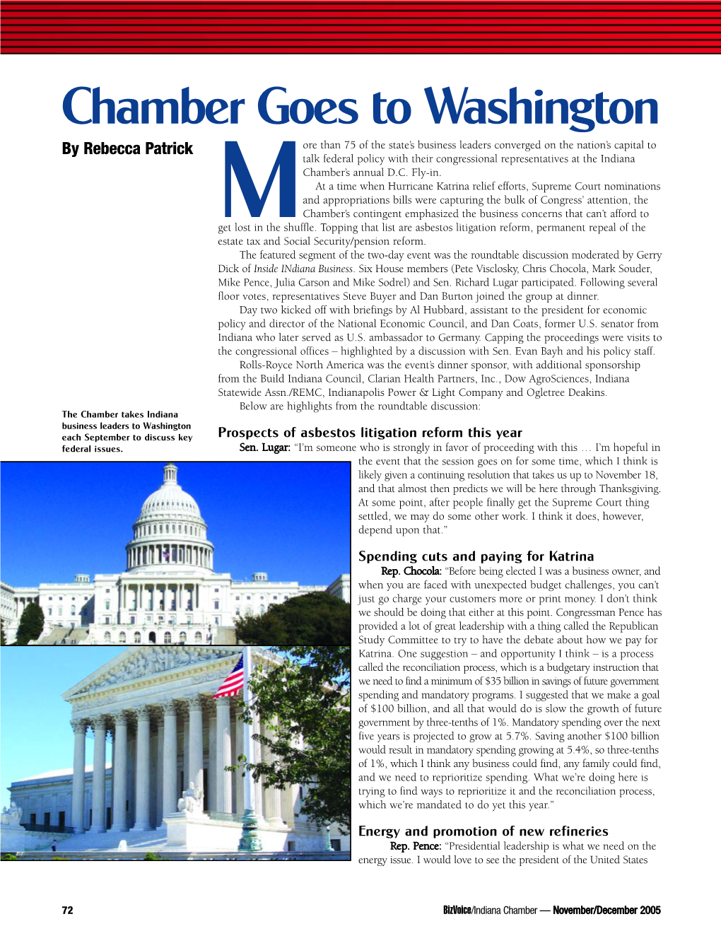 Chamber Goes to Washington
