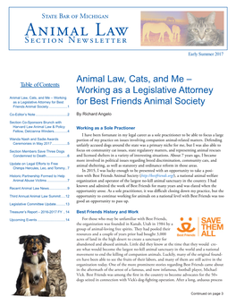 Animal Law Newsletter