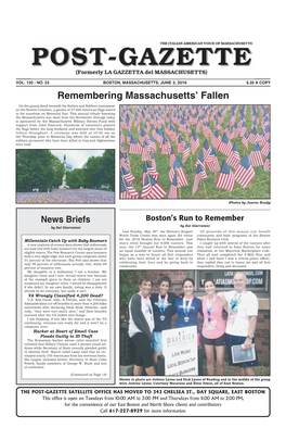 Remembering Massachusetts' Fallen