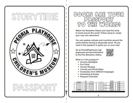 STORYTIME PASSPORT to the WORLD! L Watch the Storytime Videos and Read This Book a P AYH to Travel Around the World