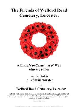 War Casualties, List of All Ver. 11 02.10.08