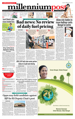 Bad News: No Review of Daily Fuel Pricing