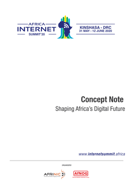 Concept Note Shaping Africa’S Digital Future