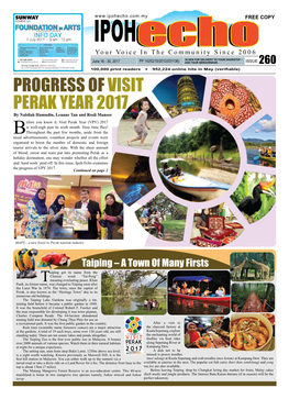 Progress Ofvisit Perak Year 2017