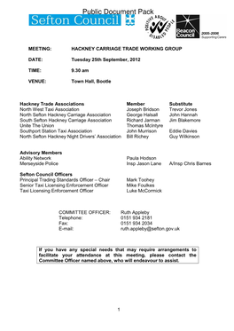 Agenda Reports Pack (Public) 25/09/2012, 09.30