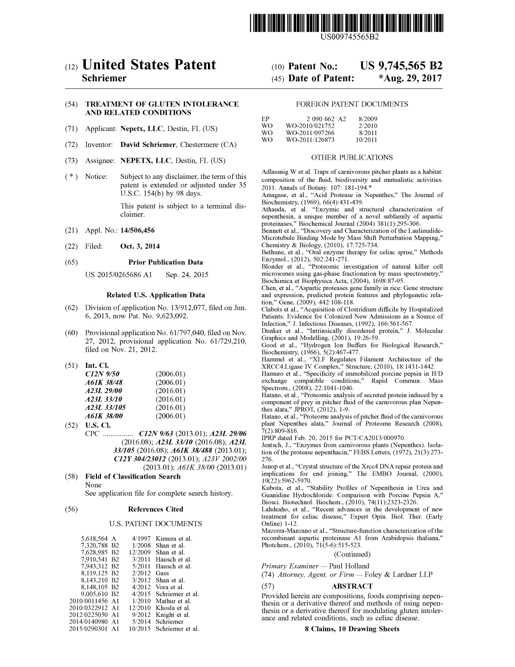 ( 12 ) United States Patent