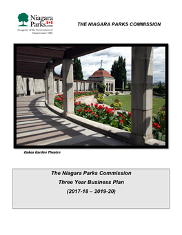 The Niagara Parks Commission Three Year Business Plan (2017-18 – 2019-20)