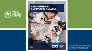 A More Unified Community College: Strategies and Resources to Align Non-Credit and Credit Programs Poll Question