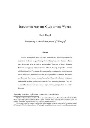 Induction and the Glue of the World