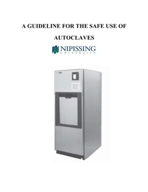 Guideline for the Safe Use of Autoclaves