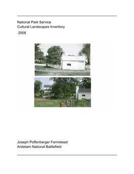 National Park Service Cultural Landscapes Inventory Joseph