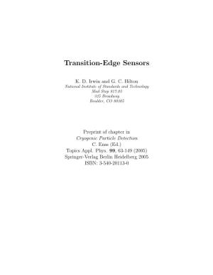 Transition-Edge Sensors