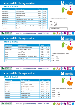 Leicestershire Libraries Mobile C