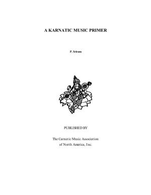 Carnatic Music Primer