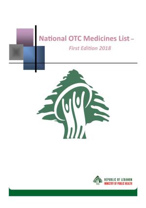 National OTC Medicines List-2018