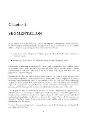 Chapter 4 SEGMENTATION