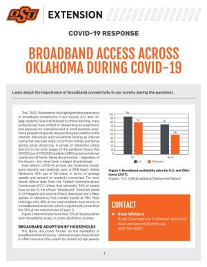 Broadband Access Across Oklahoma During Covid-19