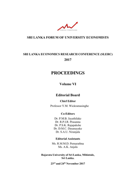 SLERC 2017 Proceedings